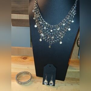 CZ/Silver 3 pc set